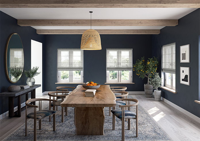 Kalahari Voile, Cool Grey - Roman Blind - Image 8